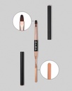 Dark double-sided brush black (spatula rounded gel 9 mm)
