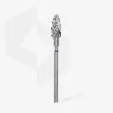 STALEKS EXPERT Carbide nail drill bit corn blue, head diameter 6 mm, working part 14 mm