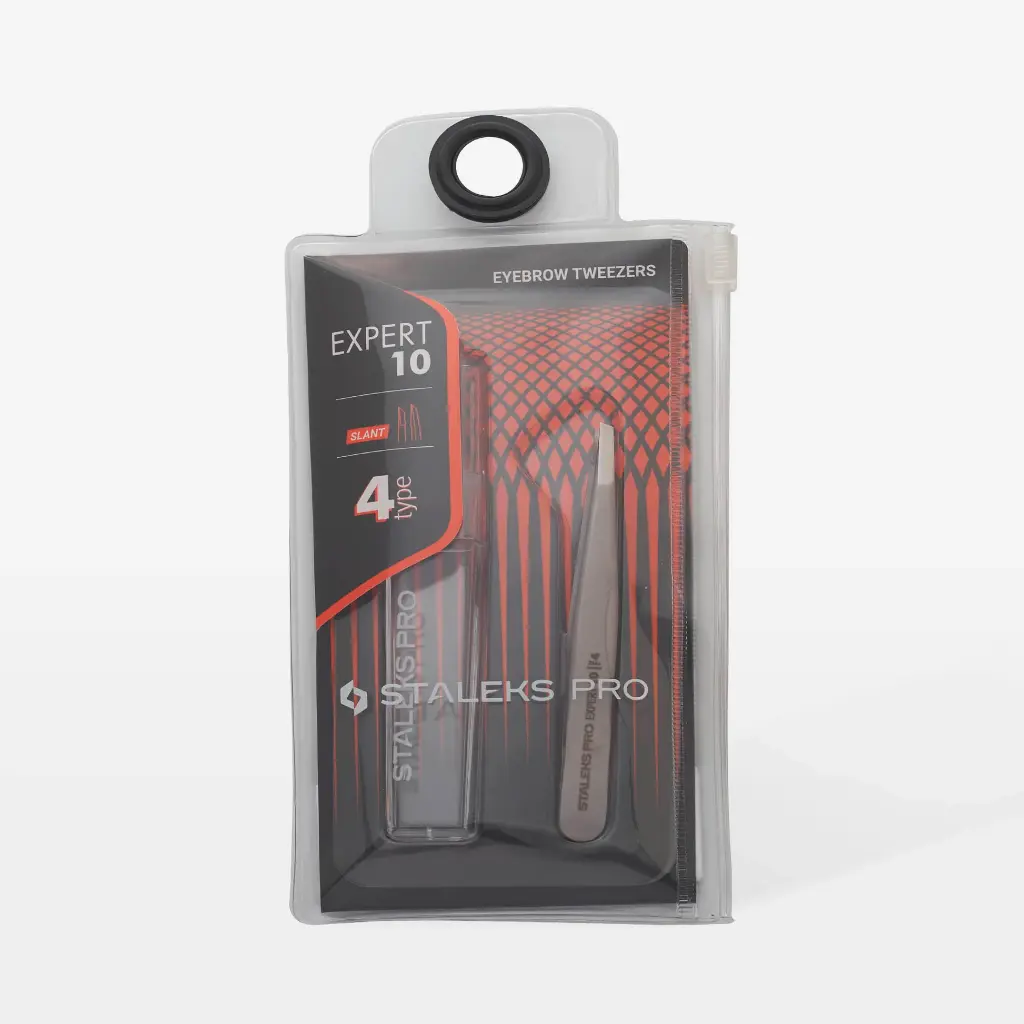 STALEKS EXPERT 10 TYPE 4 Professional eyebrow tweezers narrow beveled
