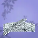 STALEKS SMART 40 Crescent mineral nail file, 180/240 grit (25 pc) 