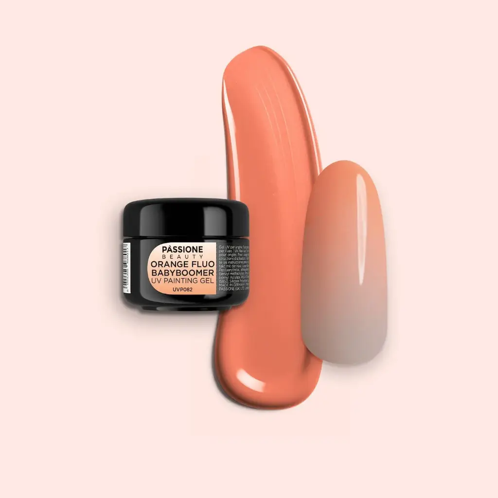 Orange Fluo Babyboomer UV Painting Gel