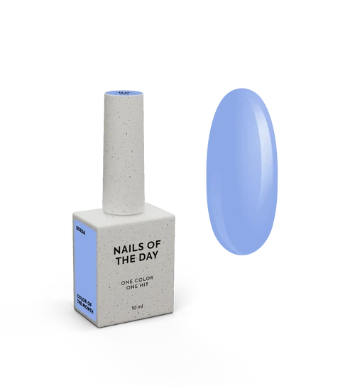 NAILSOFTHEDAY Color of the Month July 2026 – Odesa Sky Blue with One-Coat Coverage, 10 ml