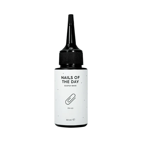 NAILSOFTHEDAY Scotch Base — Base Líquida Adhesiva, 50 ml (Recarga)