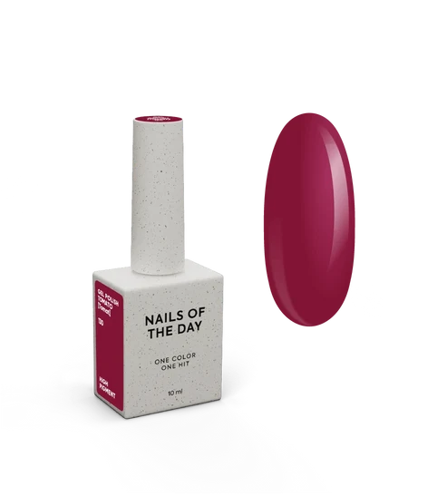 NAILSOFTHEDAY Gel Polish Tomato [Tomat] 130 – Tomato Red Gel Polish with One-Coat Coverage, 10 ml