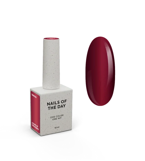 NAILSOFTHEDAY Gel Polish Color of the Month October 2026 Terroir — wine, sheer, 10 ml
