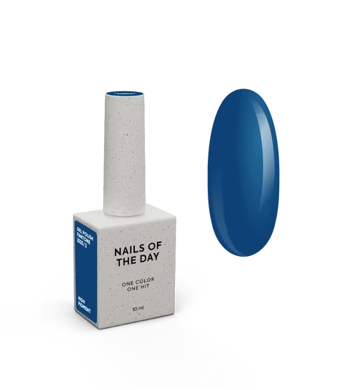 NAILSOFTHEDAY Let’s Special Pantone2025/3 — deep dark blue gel polish that provides full coverage in one coat, 10 ml.