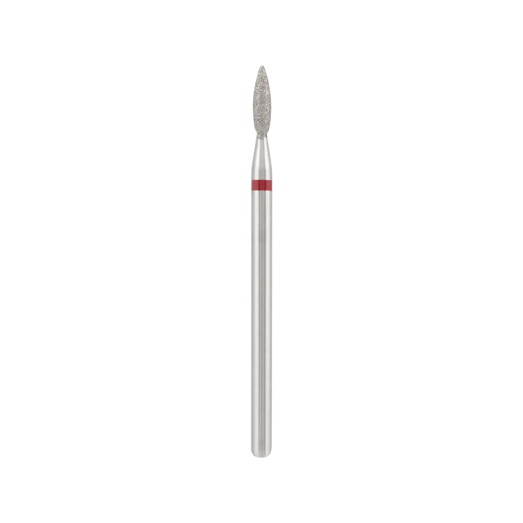Divinity Fresa diamantada llama afilada roja, Ø 2,3 mm, L 8,0 mm