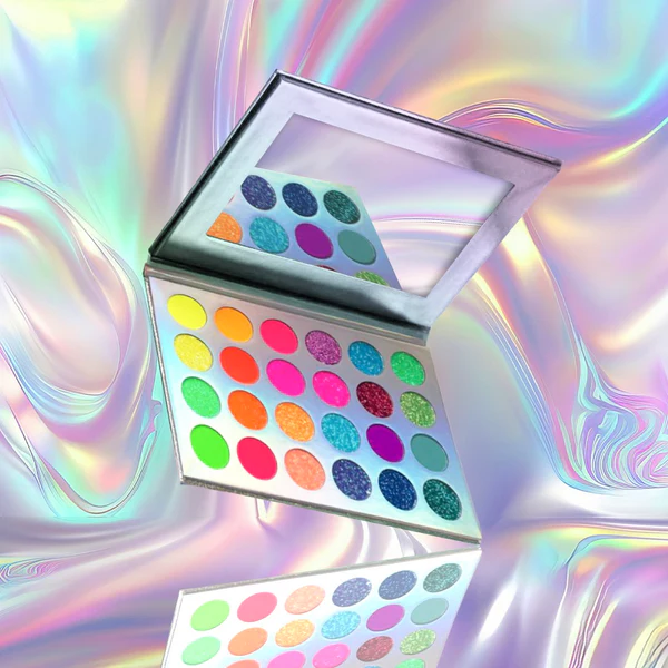 NAILSOFTHENIGHT Supernova nails palette — a palette with rich pigments for nails, 24 colors (pigments: neon, autumn and luminescent)