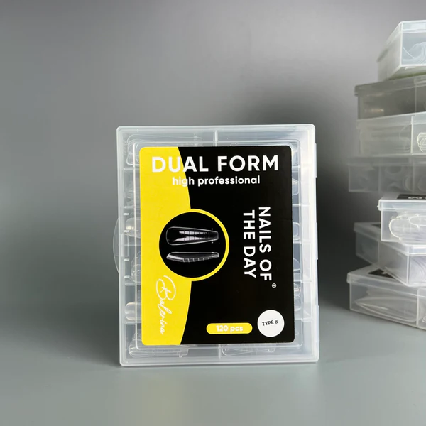 Nails Of The Day Dual Form Ballerina (Type 8) — top ballerina forms for nails, 120 pieces