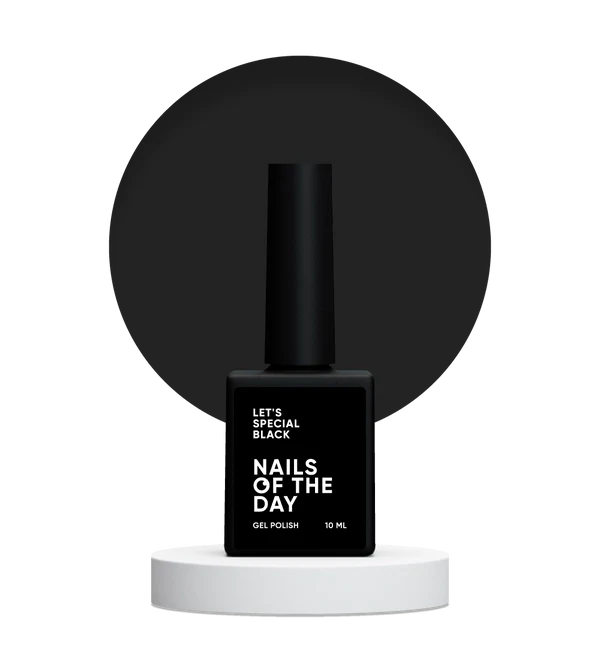 Nails Of The Day  — a special black gel polish overlapping in one layer, 10 ml