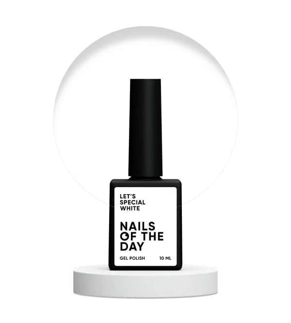 Nails Of The Day Let's special White — a special white gel polish overlapping in one layer, 10 ml
