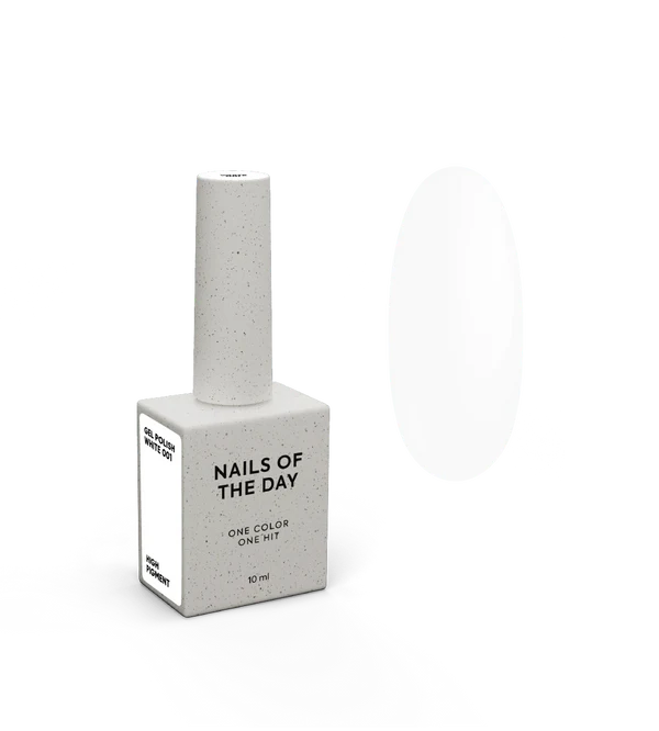 Nails Of The Day Let's special White — a special white gel polish overlapping in one layer, 10 ml