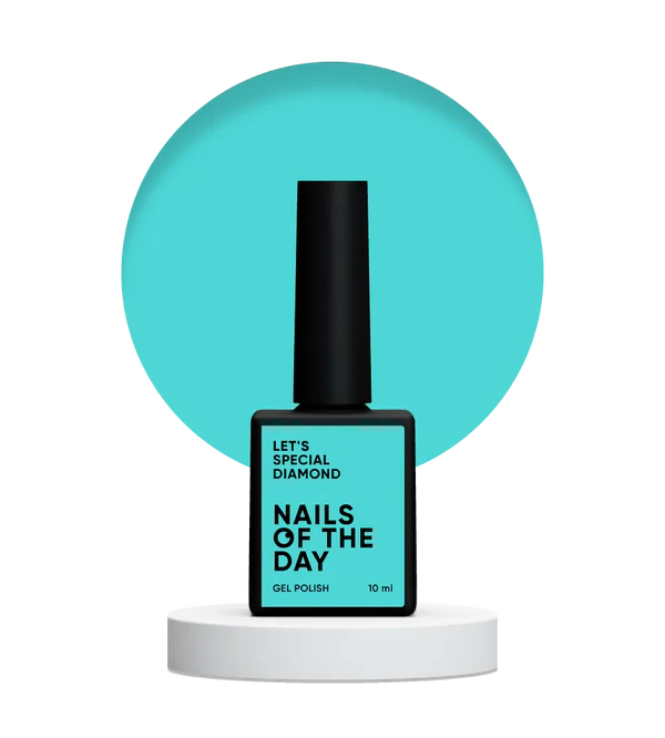Nails Of The Day Let's special Diamond — azure gel nail polish, 10 ml