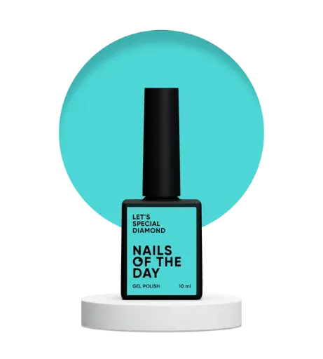 Nails Of The Day Let's special Diamond — azure gel nail polish, 10 ml