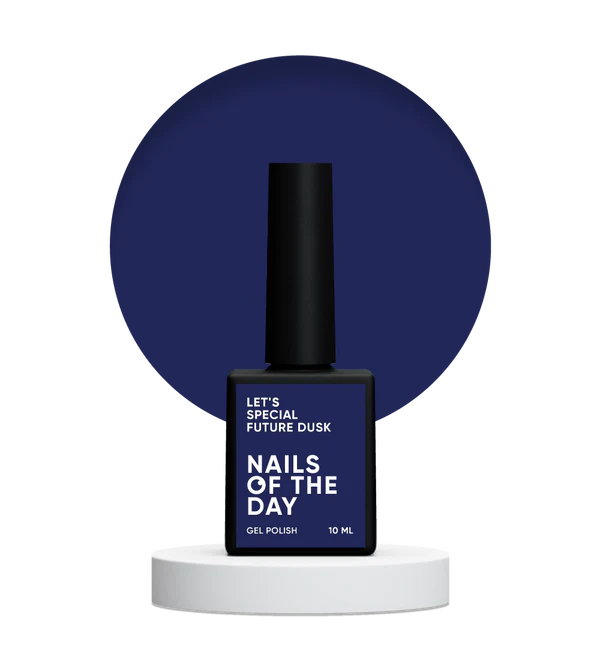 Nails Of The Day Let's special Future Dusk - dark blue one-layer gel nail polish, 10 ml