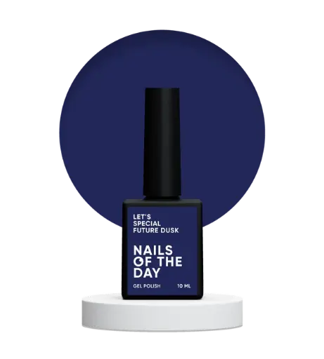 Nails Of The Day Let's special Future Dusk - dark blue one-layer gel nail polish, 10 ml