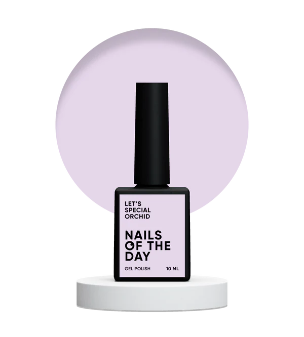 Nails Of The Day Let's special Orchid — beige-pink gel nail polish covering one layer, 10 ml