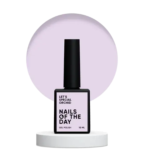 Nails Of The Day Let's special Orchid — beige-pink gel nail polish covering one layer, 10 ml