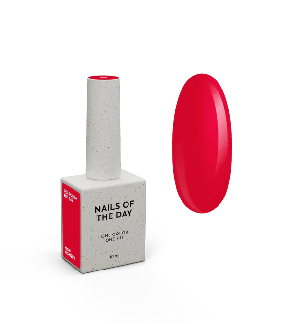 Nails Of The Day Let's special Red — a special red gel polish overlapping in one layer, 10 ml