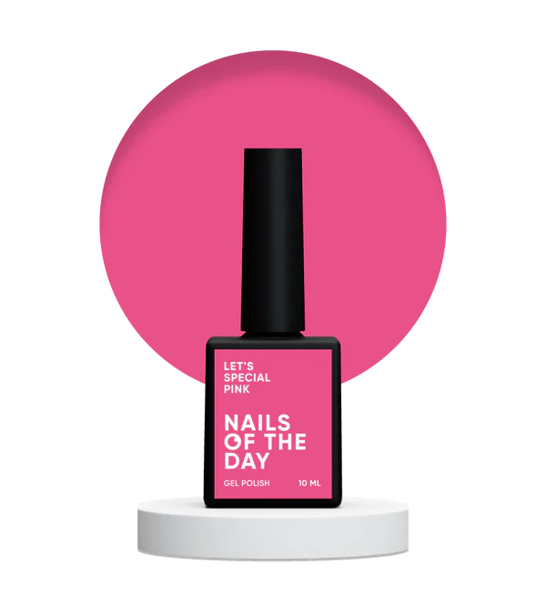 Nails Of The Day Let's special Pink — a special pink gel nail polish overlapping in one layer, 10 ml