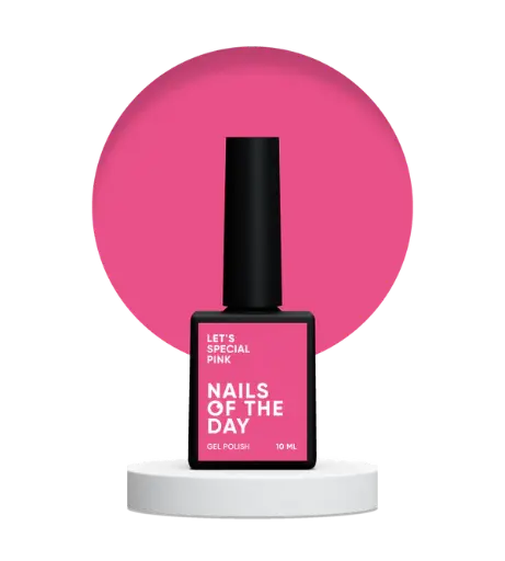 Nails Of The Day Let's special Pink — a special pink gel nail polish overlapping in one layer, 10 ml