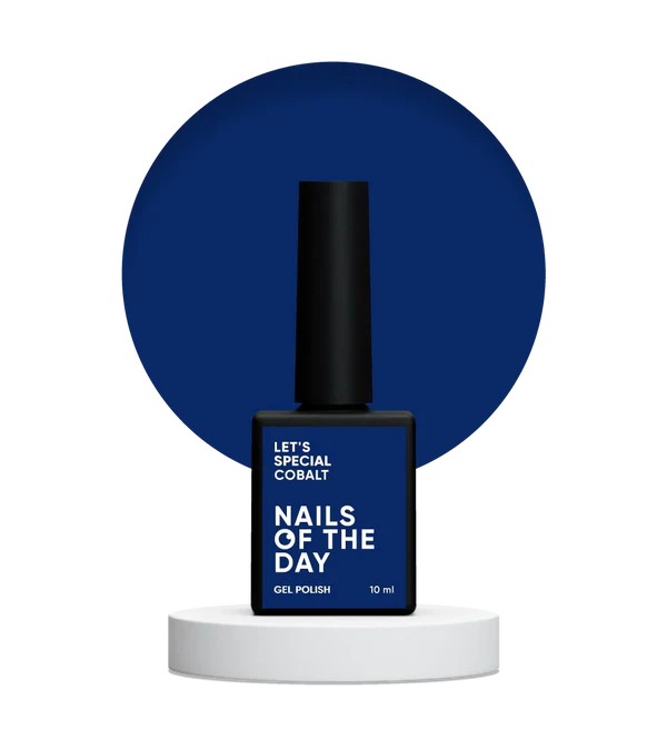 Nails Of The Day Let's Special Cobalt - deep blue one-coat gel nail polish, 10 ml