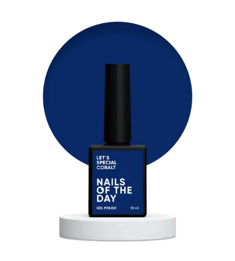 Nails Of The Day Let's Special Cobalt - deep blue one-coat gel nail polish, 10 ml