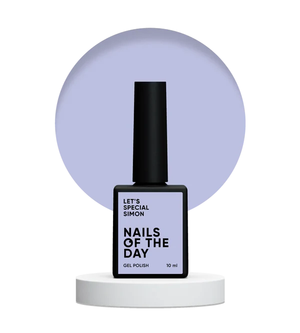 Nails Of The Day Let's special Simon — purple-blue gel nail polish, 10 ml