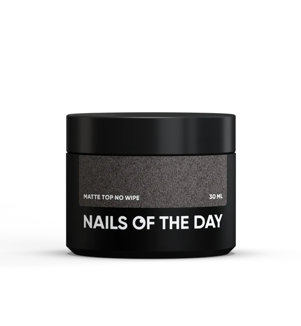 Nails Of The Day Matte top no wipe – matte top without a sticky layer for nails, 30 ml