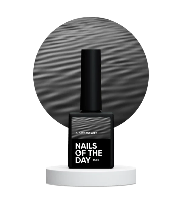 Nails Of The Day Glossy top wipe - glossy top with a sticky layer, without UV filters, 10 ml
