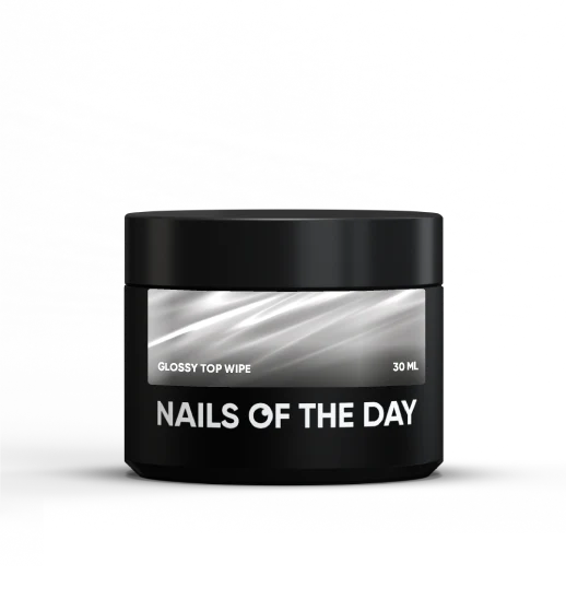Nails Of The Day Glossy top wipe - glossy top with a sticky layer, without UV filters, 30 ml