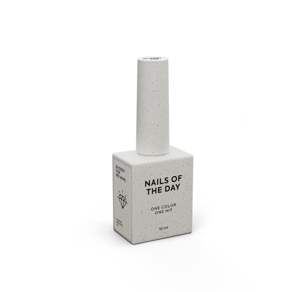NAILSOFTHEDAY Glossy Top No Wipe — con filtros UV, 10 ml