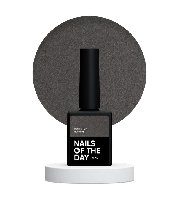 NAILSOFTHEDAY Топ Matte No Wipe — матовый, без липкого слоя, с УФ-фильтрами, 10 мл