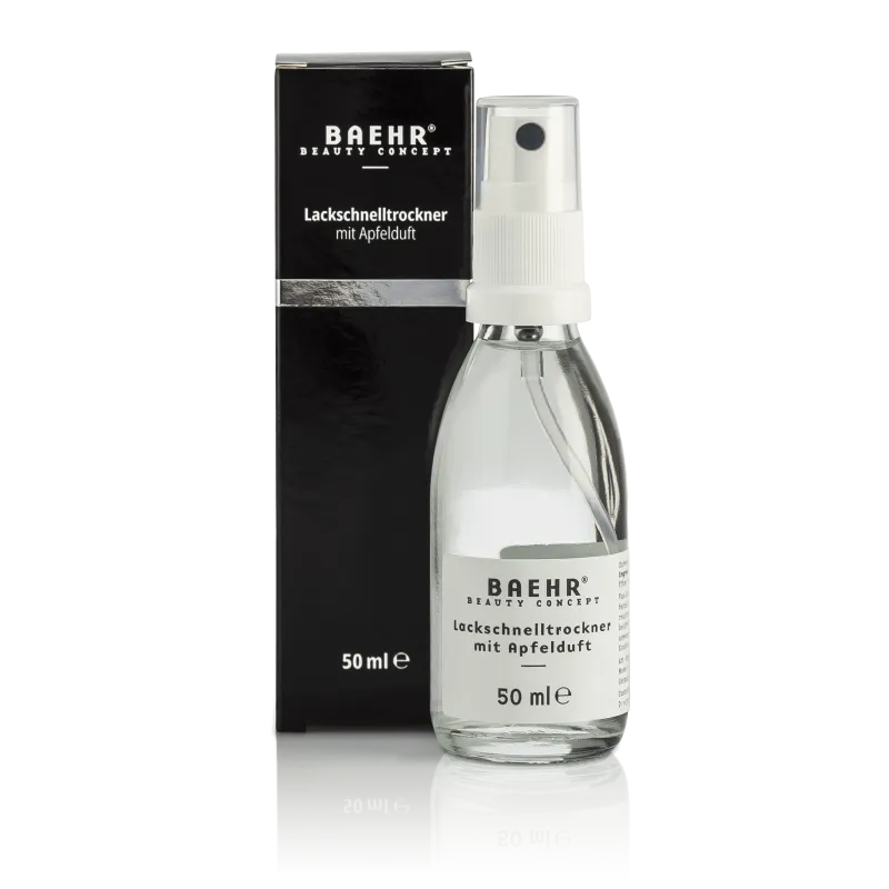 Baehr Quick dryer for nail polish — pump bottle, 50 ml