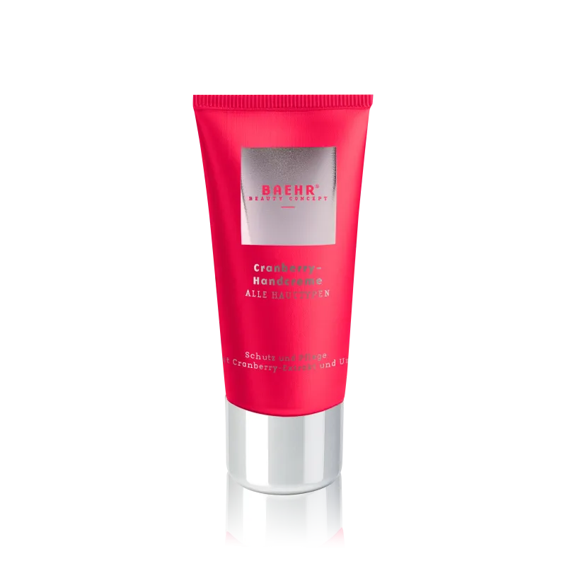 Hand Cream with Berries, Blueberry Extract and Moisturizing Agent (Cranberry Handcreme) 30 ml