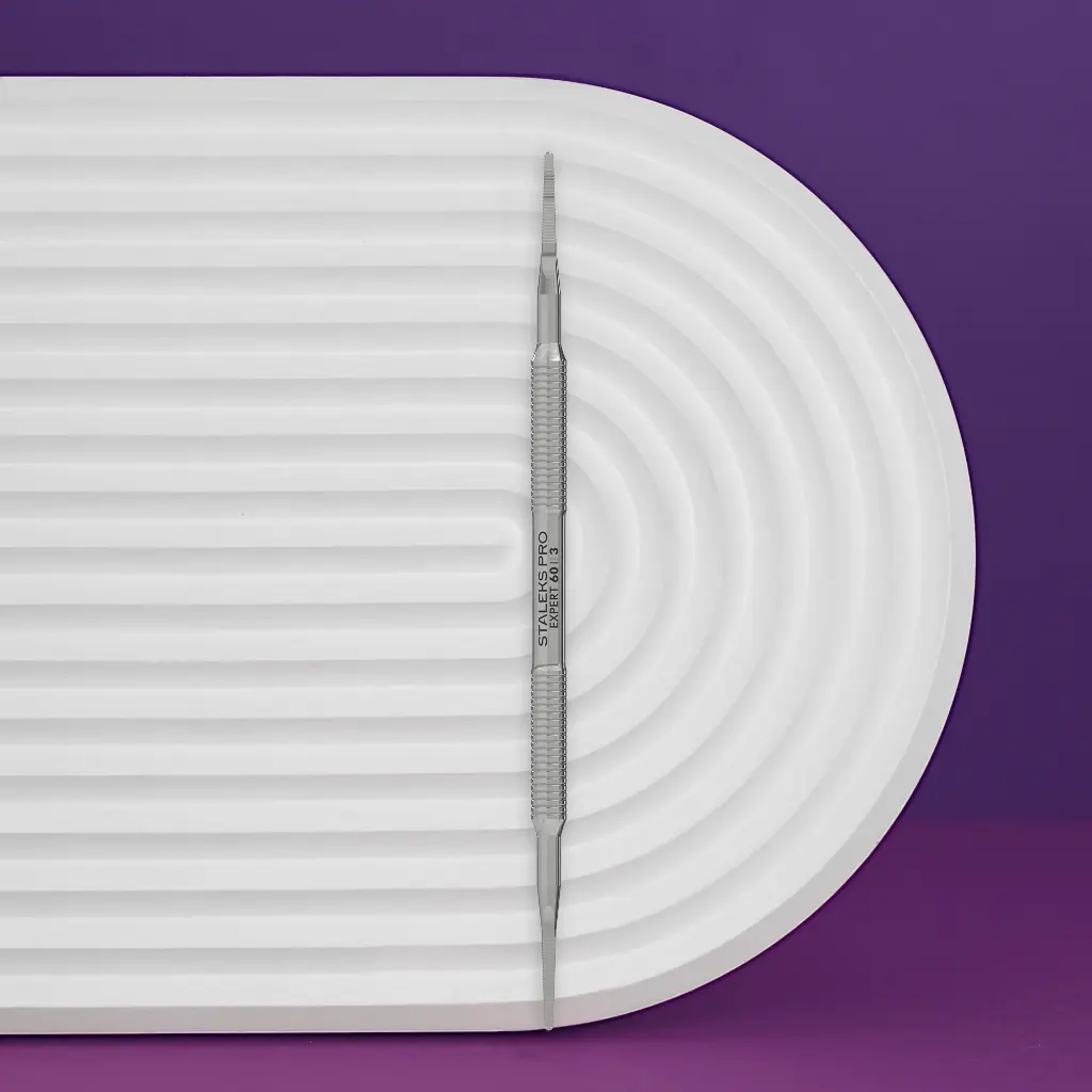 Staleks Pedicure toenail file EXPERT 60 TYPE 3 (straight nail file and file with a bent end)