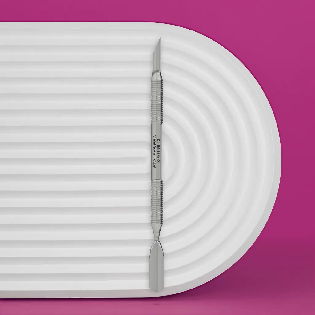 Staleks Manicure pusher EXPERT 90 TYPE 2 (beveled and rounded wide pusher)