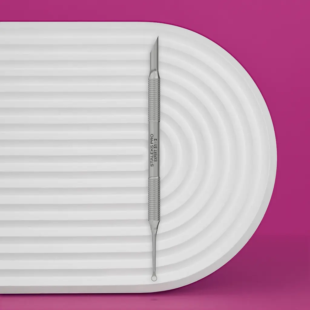 Staleks Manicure pusher EXPERT 51 TYPE 2 (beveled and loop pusher)