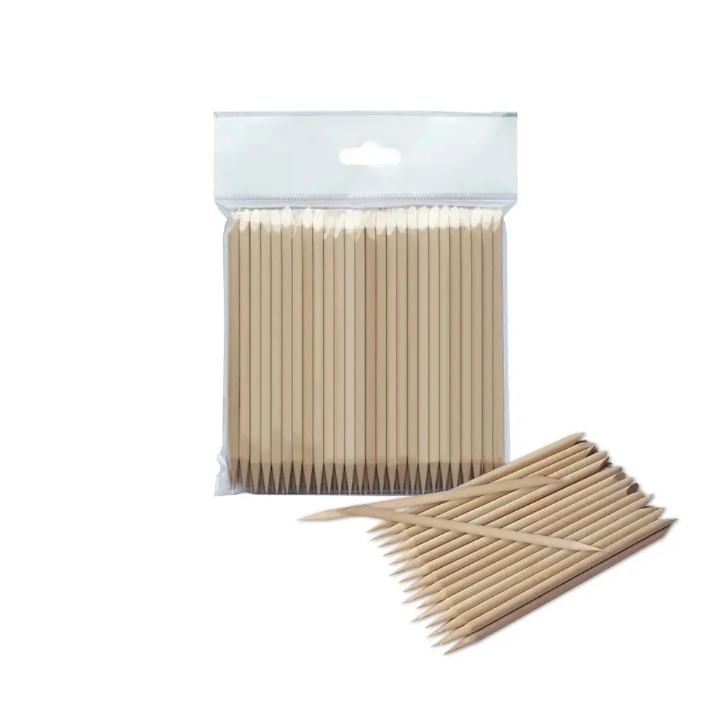 Staleks Orange stick EXPERT wooden 110 mm (100 pcs)