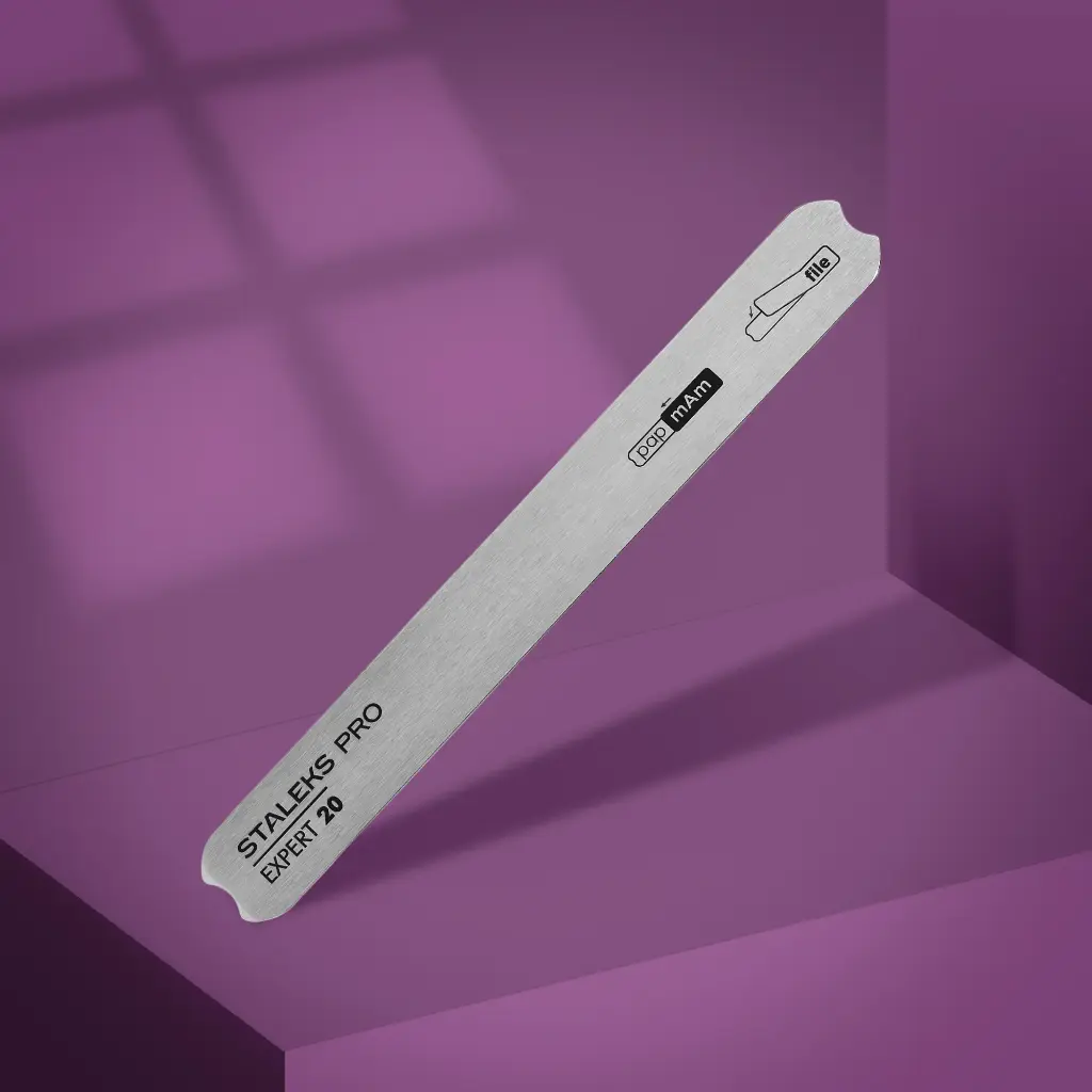 Staleks Metal nail file, straight, base EXPERT 20