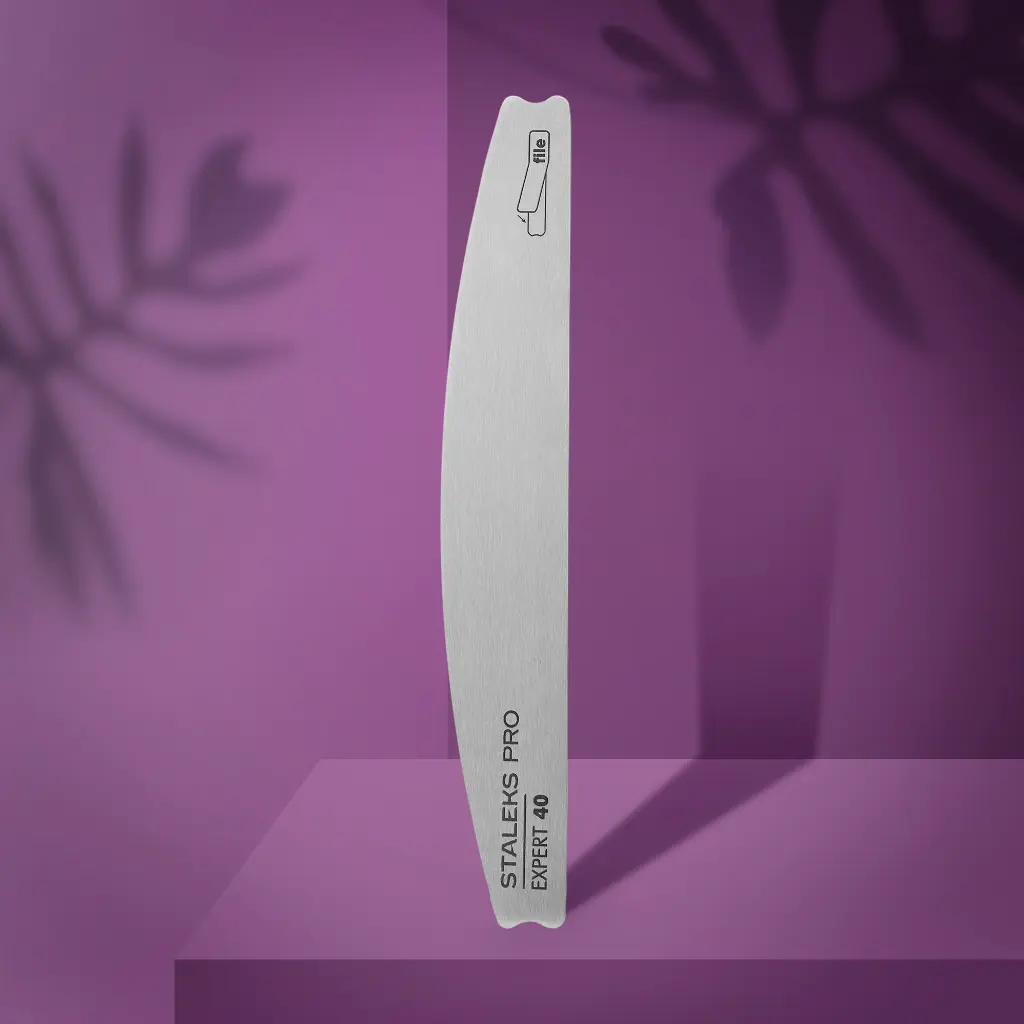 Staleks Metal nail file, crescent, base EXPERT 40