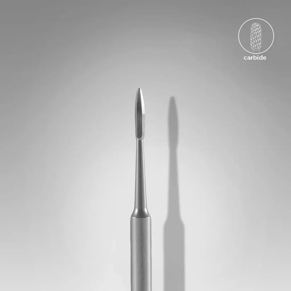 Staleks Carbide nail drill bit nail cleaner EXPERT diameter 1,2 mm / working part 2,5 mm