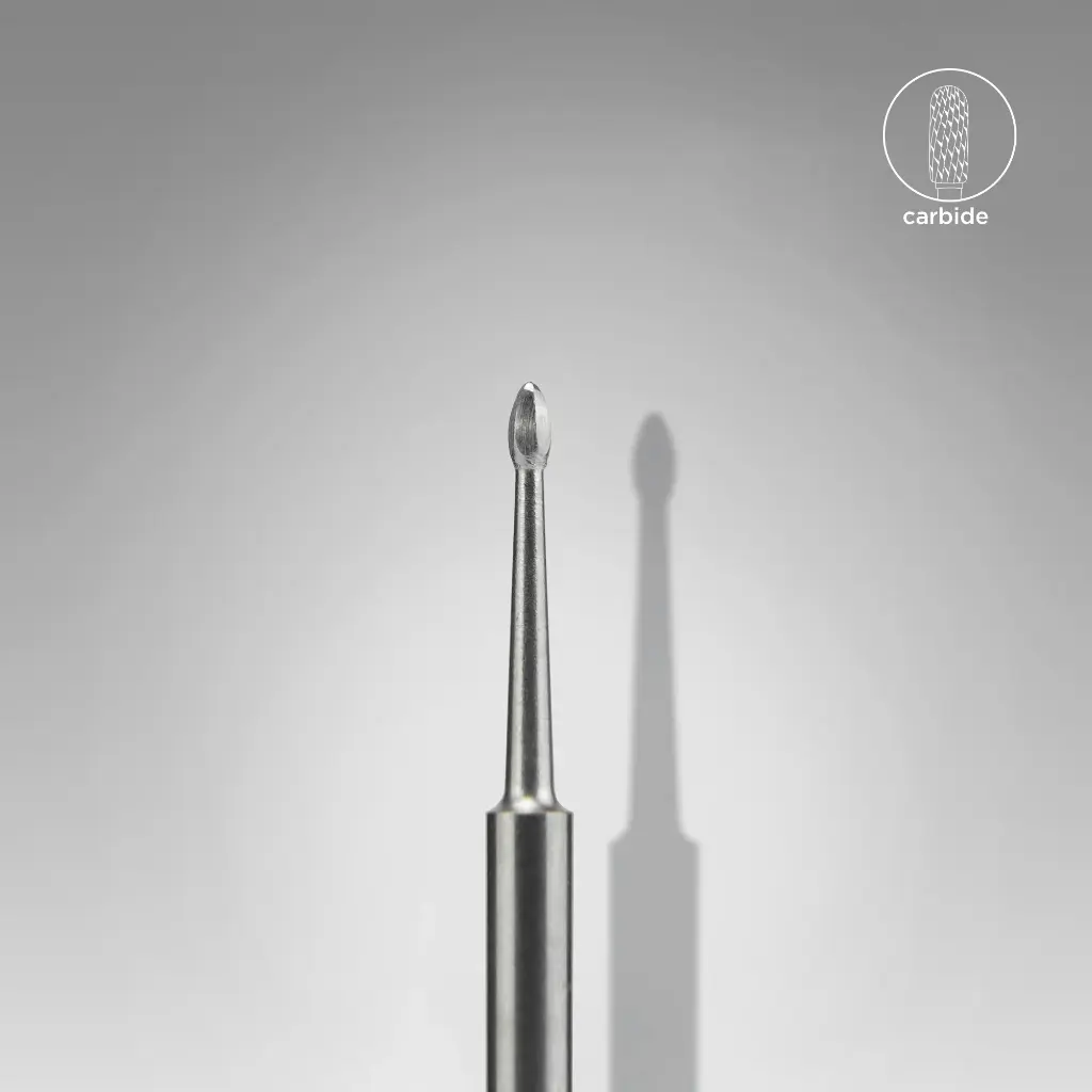 Staleks Carbide nail drill bit, nail cleaner mini, EXPERT diameter 1.2 mm/working part 2.5 mm