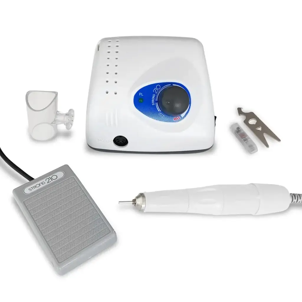 Nail drill Saeshin Strong B 210 white handpiece Blanca 40.000 Revolutions