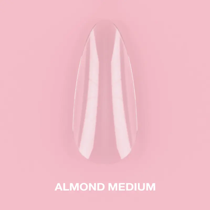 Lunamoon Gel Tips Almond Medium