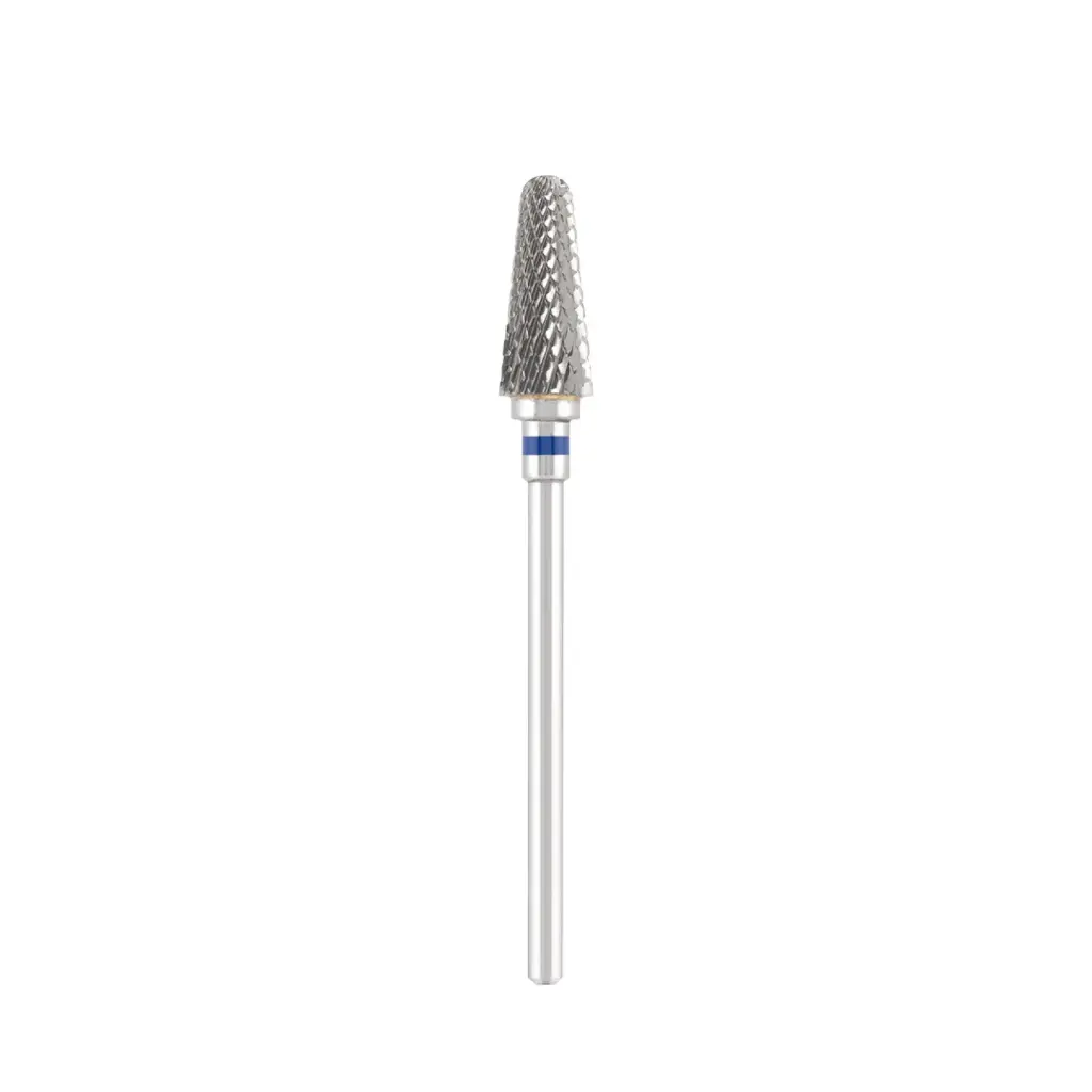 DIVINITY Tungsten carbide bit "rounded cone", blue, L-13,0 mm, Ø6,0 mm 
