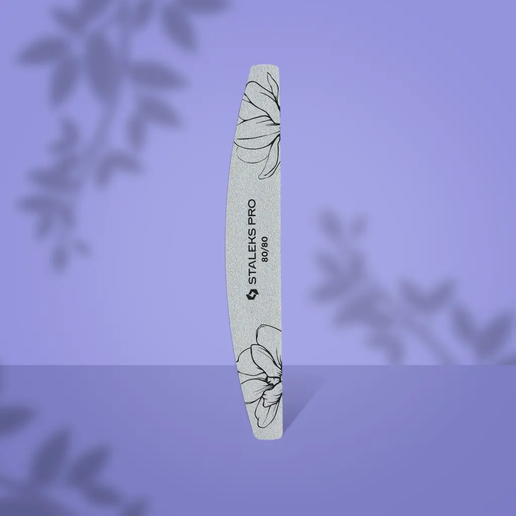 Crescent mineral nail file EXPERT 40 150/180 Grit (25 pcs) Staleks