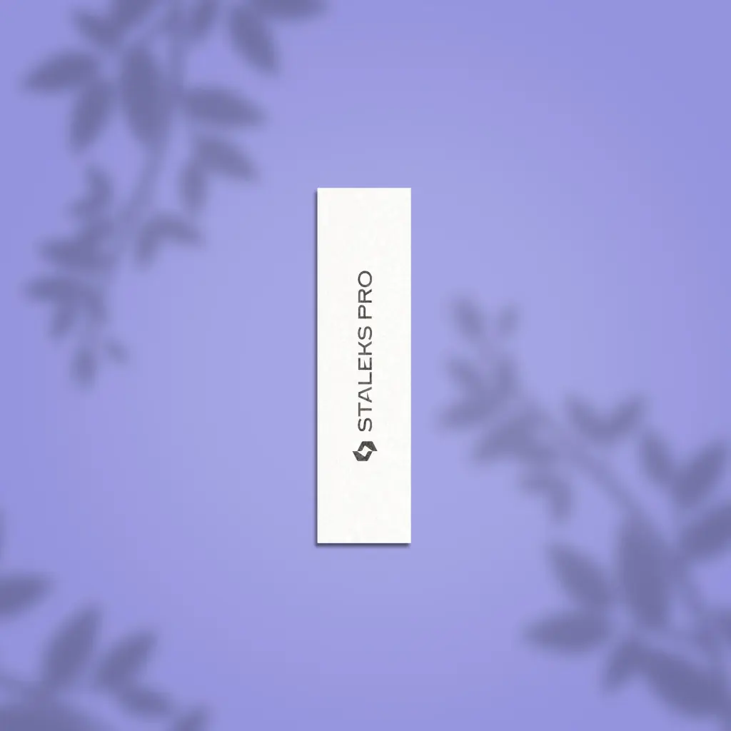 Lima pulidora rectangular STALEKS PRO 150 grano, kit de 10 piezas 