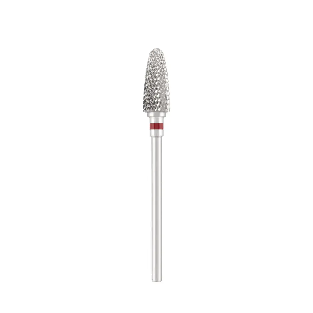 DIVINITY Tungsten carbide bit "corn", red, L-14,5 mm, Ø6,0 mm 