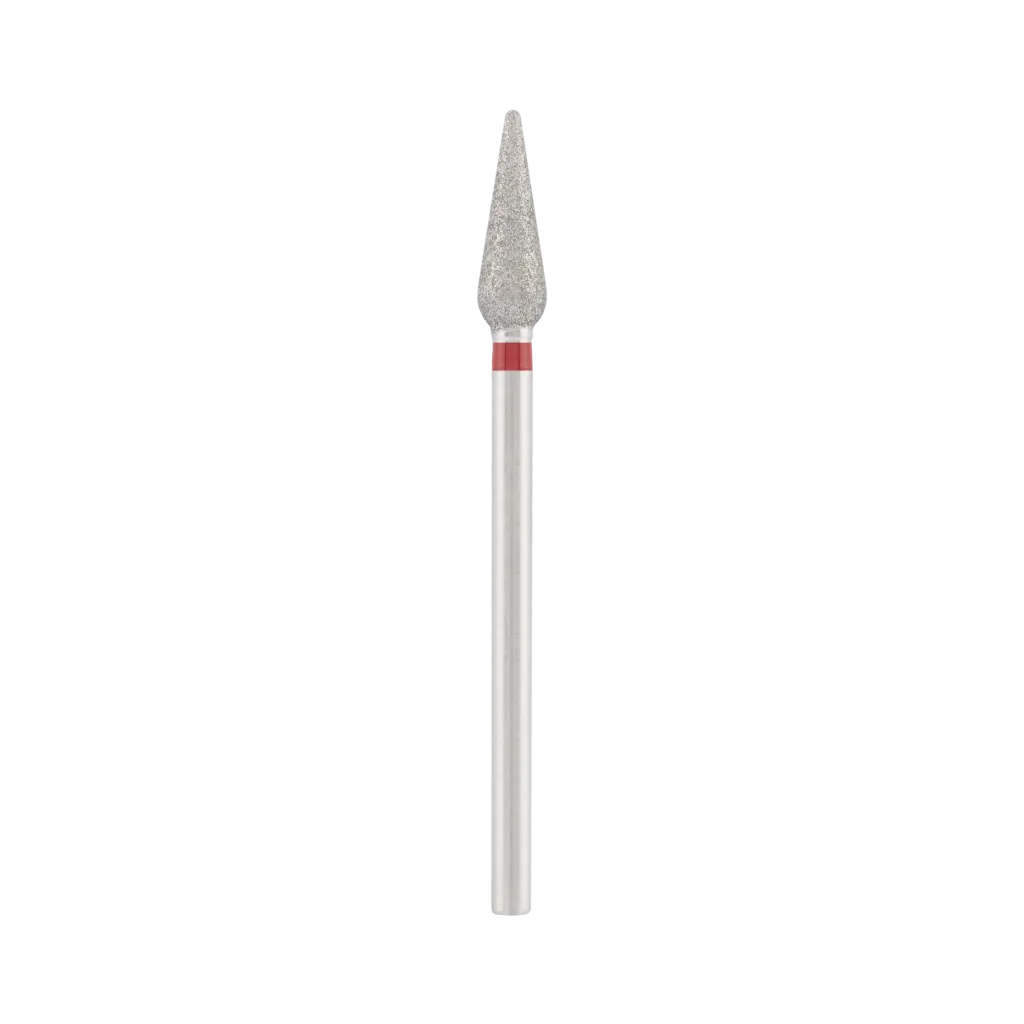 DIVINITY Diamond bit "sharp drop" red, L - 12,0 mm., O4,0 mm.